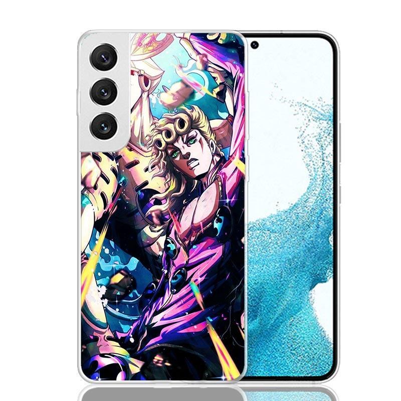 JoJo Adventure Giorno Giovanna Phone Case For Samsung Galaxy S26 S25 Edge S24 S23 FE S22 Ultra S21 Plus S20 + Fundas Cover Coque