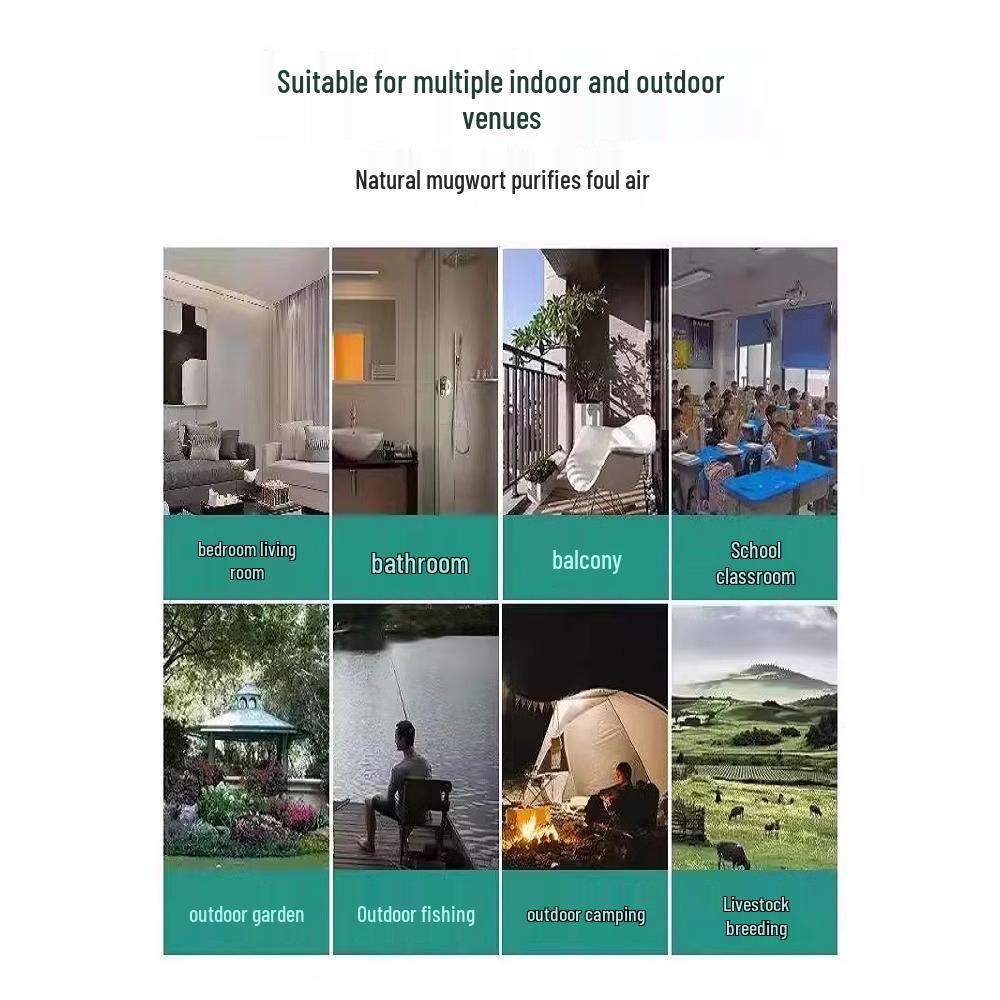 Mugwort Mosquito Repellent Incense Sticks - Indoor Use