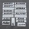 ABS 3D Trunk Badge Sticker For SWIFT ALTO S CROSS VITARA ALIVIO SX4 Emblem Letters Car Trunk Badge Accessories
