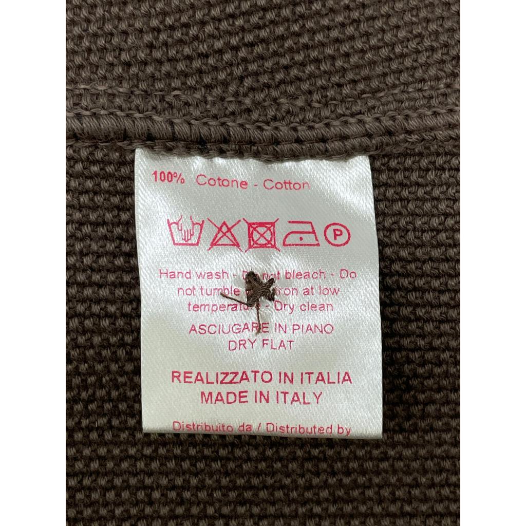 Altea Brown Cotton Knit Jacket Jacket L BrownUsed