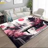 1PC Custom Name "Cherry Blossom Serenity" Theme Floor Mat Ideal for Living Room, Game Rooms, Office, Bedroom,Floor Mat Playful Design
