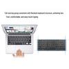 B033 Foldable Bluetooth Keyboard with Touchpad for Phones, Tablets, Laptops