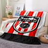 1pc Sunderland Print Flannel Blanket, High quality Comfortable for All Seasons, Home Decor, Warmth and Comfort, Perfect for Christmas Gifts90