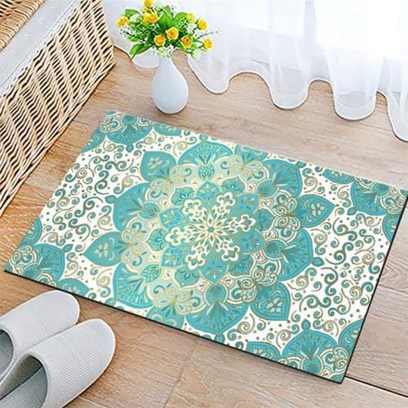 Zonnebloem  Welkom  Print Deurmat Antislip Absorberende Vloermat Rustieke Stijl Entree Welkom Kleed 30x50cm