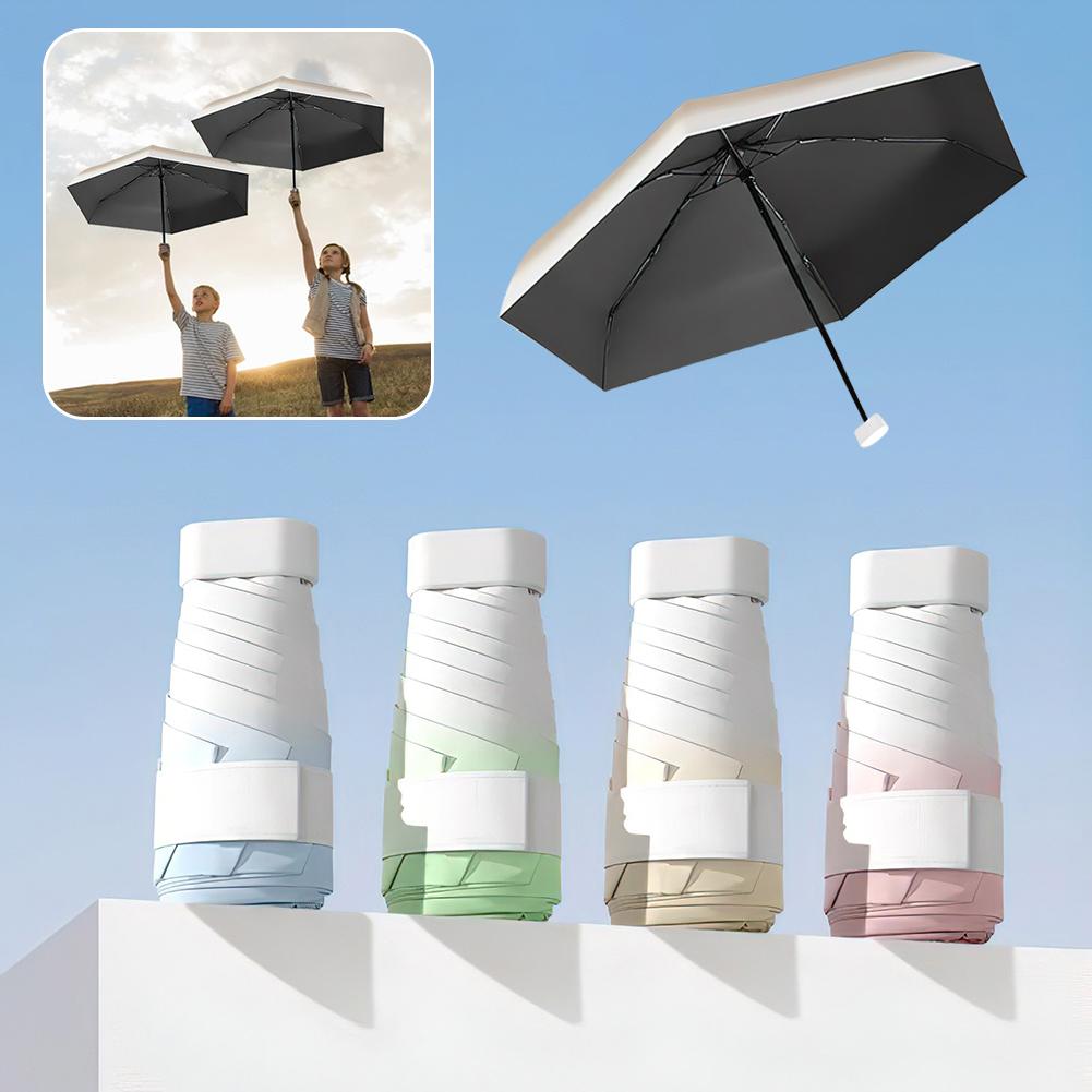 Mini Travel Size Rain-Sun Umbrellas Compact All-weather Umbrellas For Outdoor Use