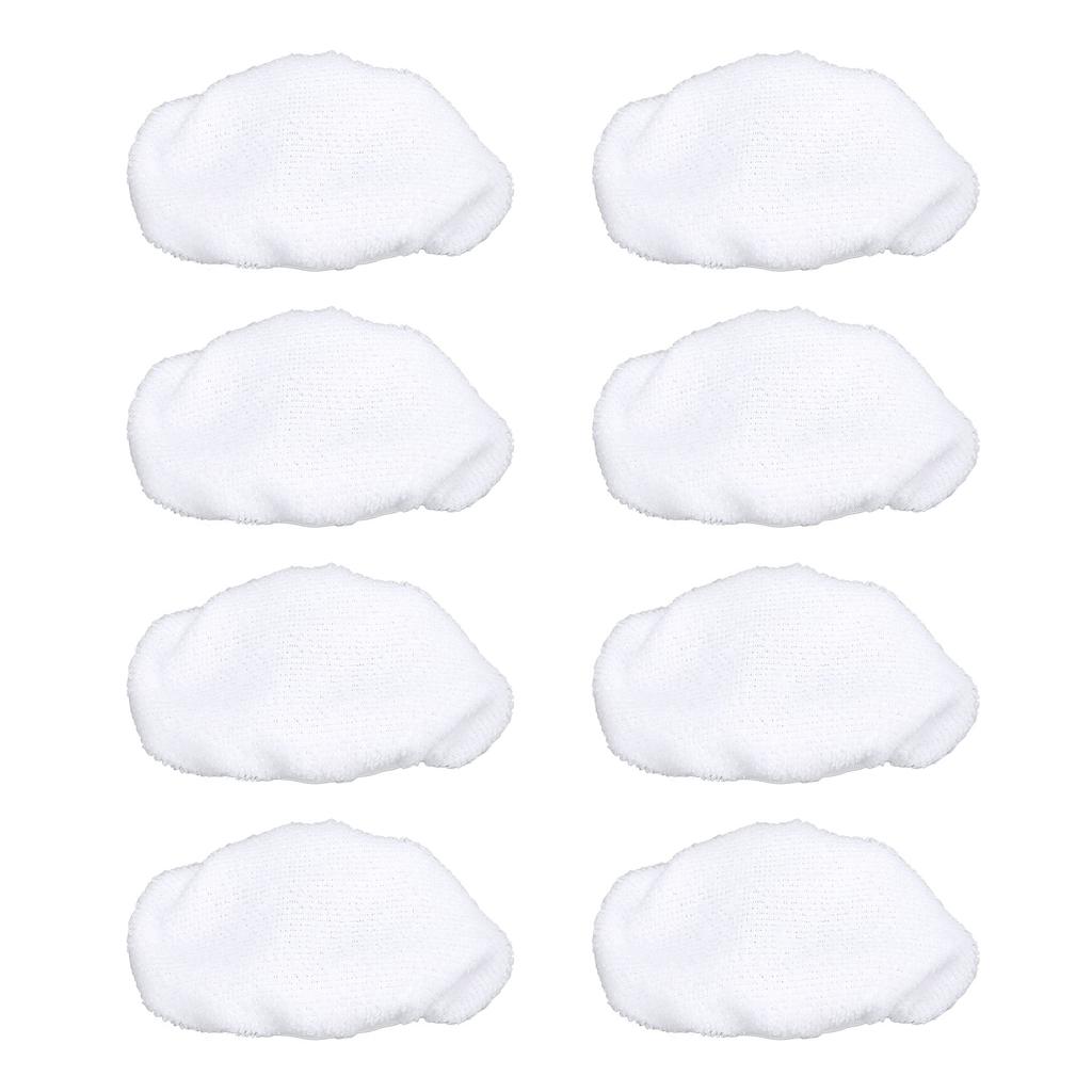 8 Pcs Steam Mop Pads for Handheld Steam Cleaner Reusable Universal Washable Microfiber Cloths