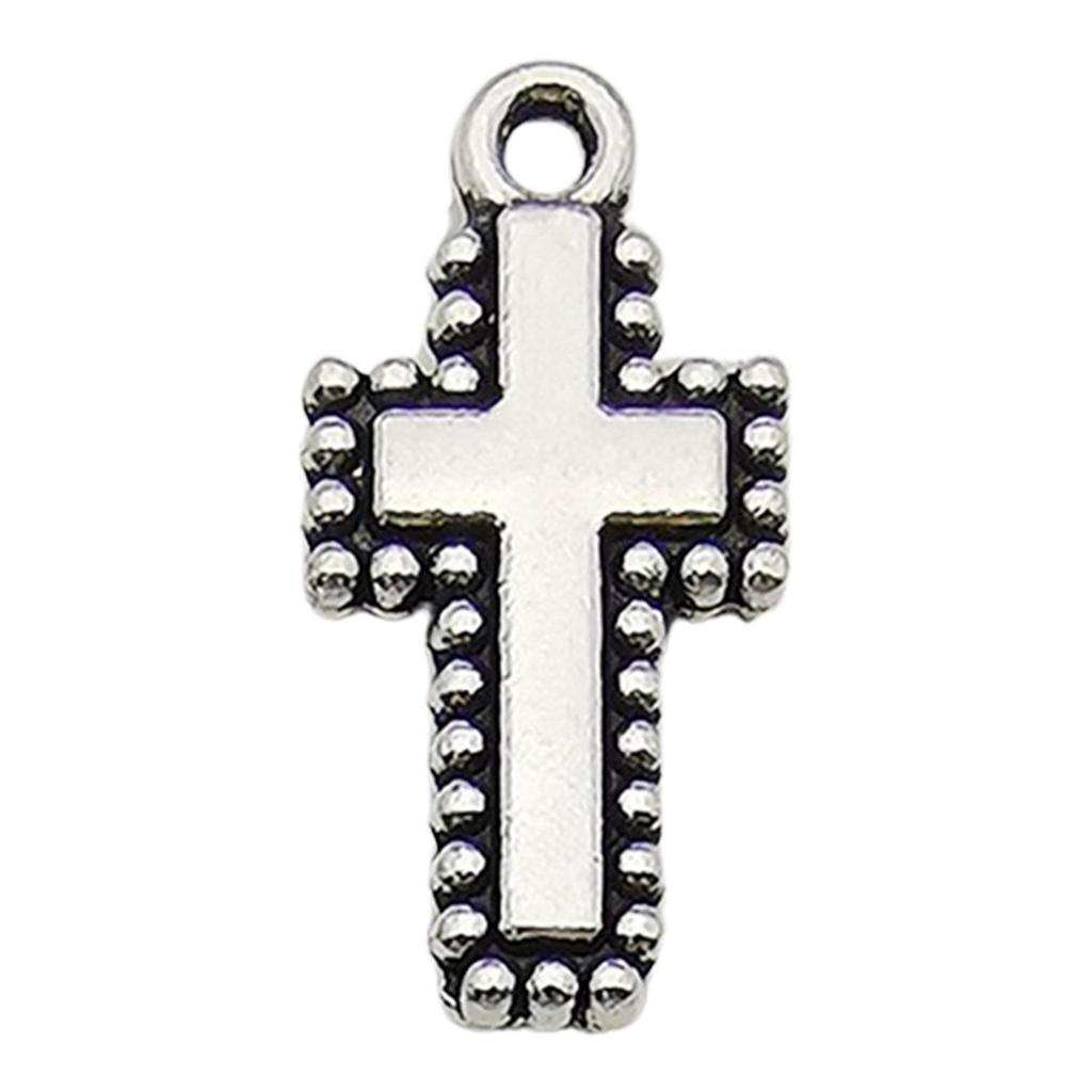 Vintage stříbrný křížek pro výrobu šperků