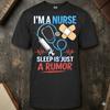 I'm A Nurse What's Your Superpower Funny RN Medical Graphic T-Shirt Healthcare