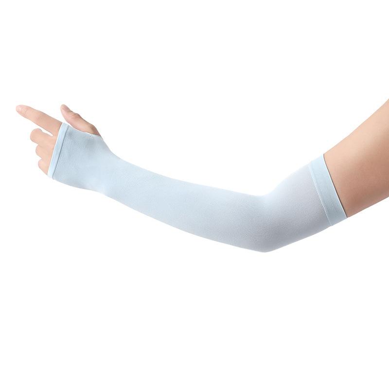 Unisex Mosquito Repellent UV Protection Arm Sleeves, Ice Silk Cooling Sleeves, Breathable Thin Sun Sleeves for Cycling Running Driving Outdoor