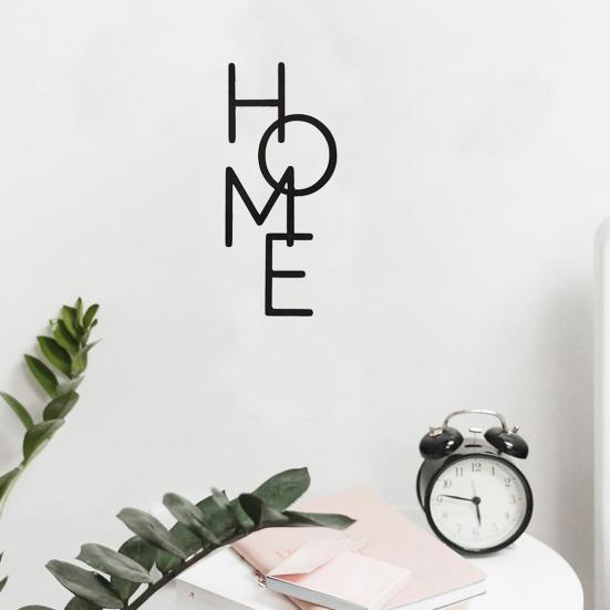 Dřevěná nástěnná dekorace HOME Farmhouse Rustic Duté písmeno Nástěnné umění Domov Ložnice Obývací pokoj Kuchyně Nástěnné dekorativní znamení