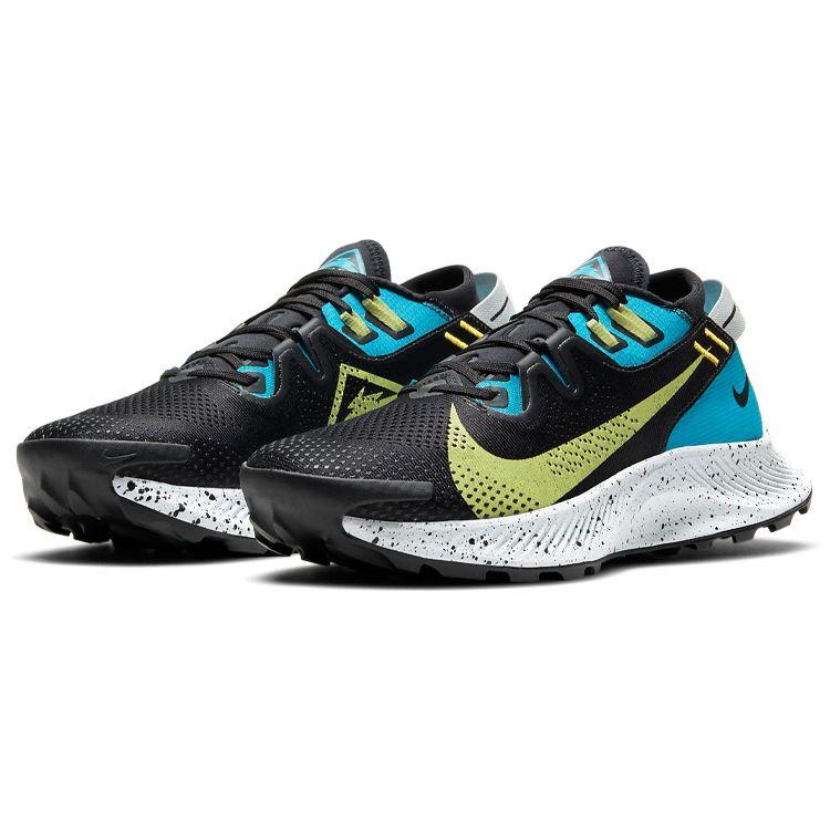 Nike Pegasus Trail 2 Laser Blue Limelight Dámské Tenisky Černá Off-Noir Dark-Sulphur CK4309-003