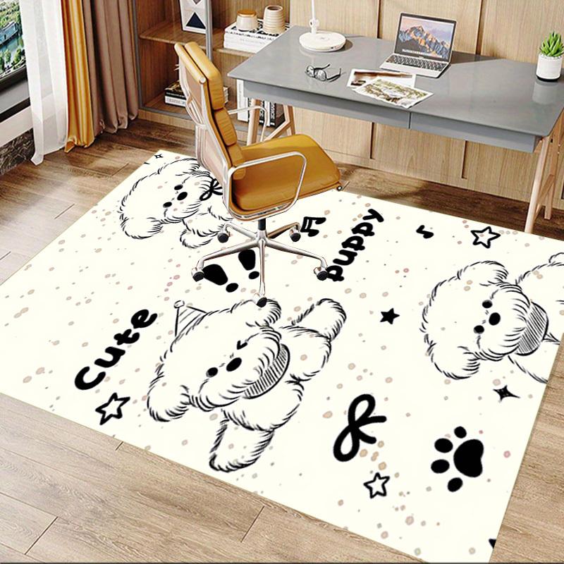 1PC Cute Puppy Anti-slip Carpet, Suitable for Office, Bedroomand Playrooms. It Can Also Be Used As a Sofa Footrest cover-W62