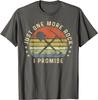 Geology Gifts  One More Rock I Promise Funny Geologist T-Shirt T Shirt On Sale Design Cotton Men T Shirt Custom