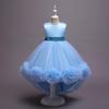 New Children's Puffy Mesh Flower Princess Dress for Formal Events and Piano Performances