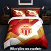 Monaco FC Design Bed Bedding Set 1 Duvet Cover + 2 Pillowcases Soft Breathable Household Bed Linens