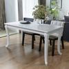 Vidaxl Eettafel, 116X66X76 Cm, Hoogglans Wit