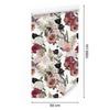 Roses with Fern Leaves Wallpaper for Living Room and Bedroom 50x1000