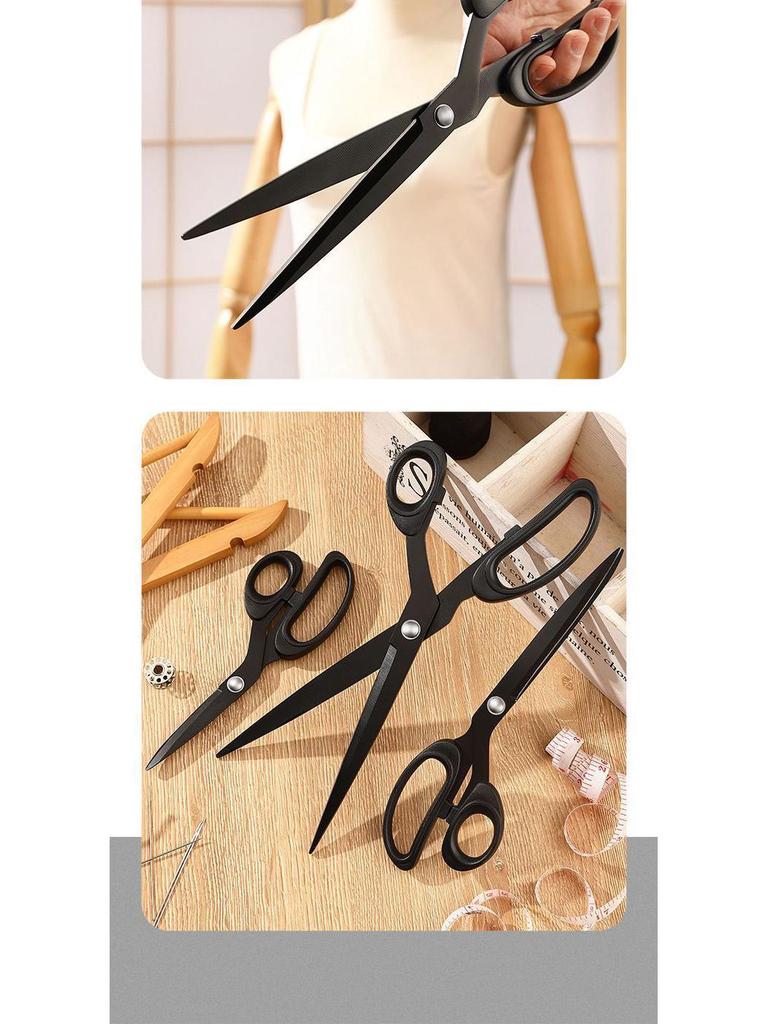 Professional Rust-Proof Tailor's Scissors - Stainless Steel, Handmade, for Left and Right Handed Use, Ideal for Cutting Fabric and Paper