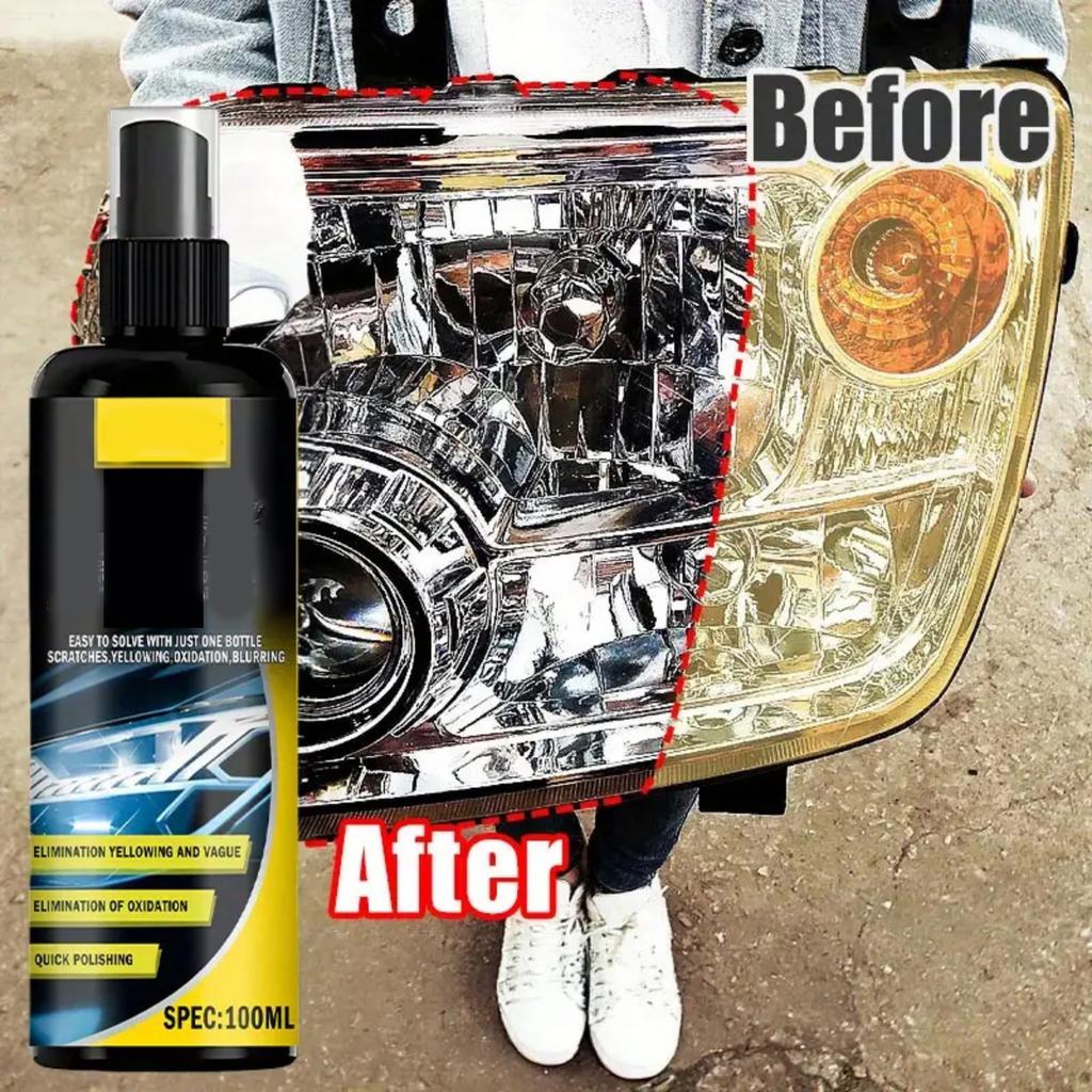 Auto Headlight Restoration & Refurbishment Tool Kit With 100ml Headlight Restoration Heating Fogging Solution