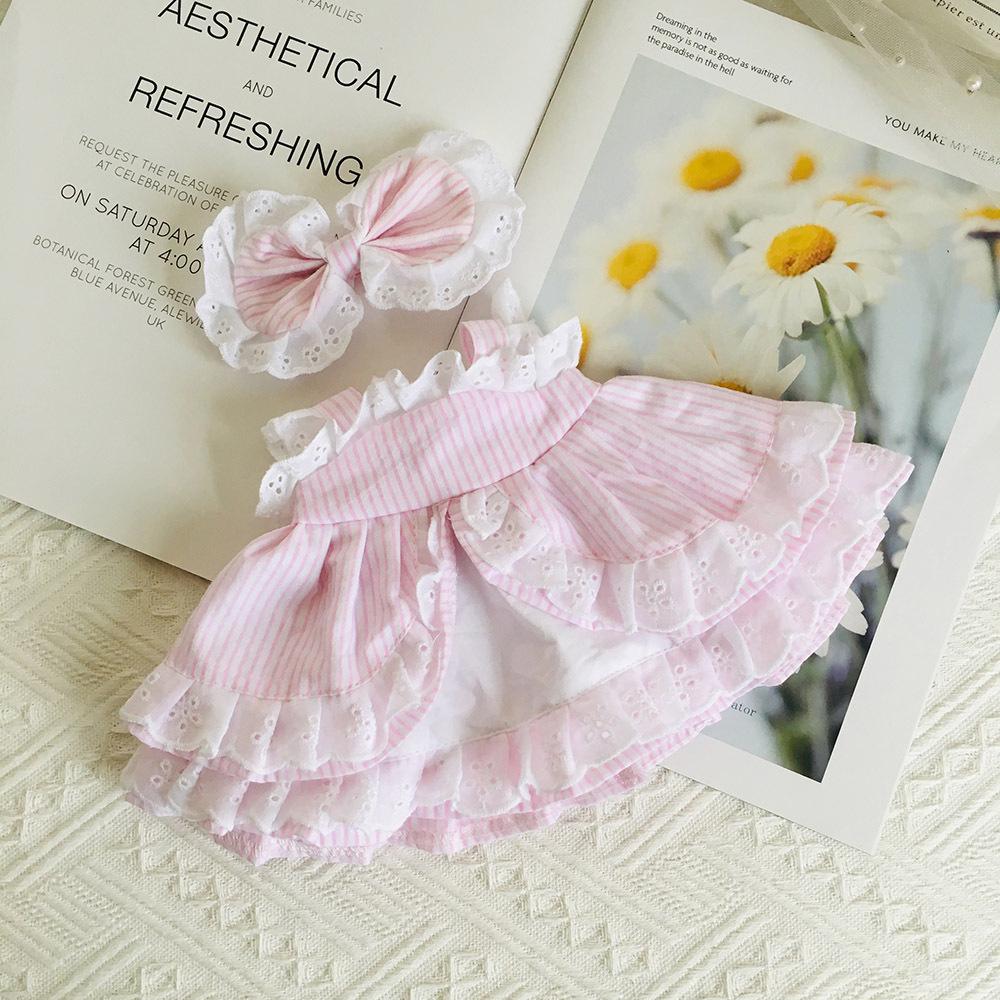 Medium 30cm Handmade Doll Clothes for Jointed Bear - S Size Belle Lulu Outfit Gift for Girls