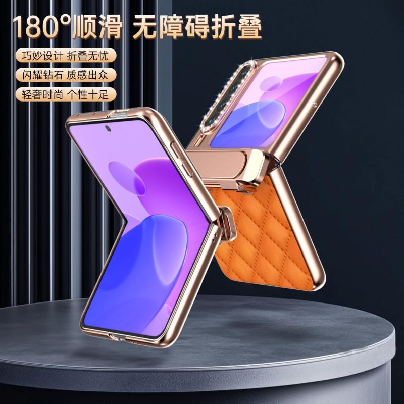 Pura X Foldable Phone Case With Invisible Kickstand PCLeather Full Cover Shockproof Scratch Resistant