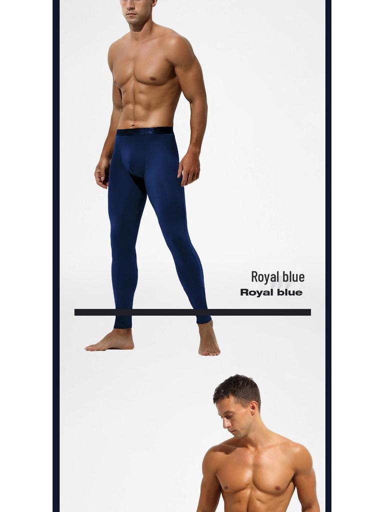 Leggings de toamnă antibacterieni tip glonț pentru bărbați cu căldură în zona inghinală interioară