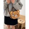 Rilakkuma Plush Cartoon Shoulder Bag For Daily Use With Storage For Teens And Women