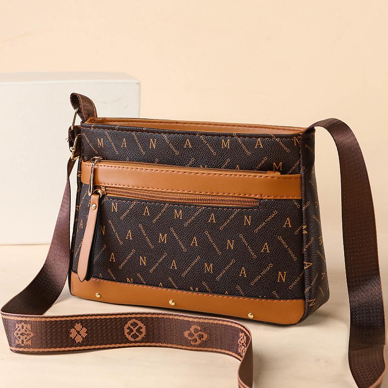 This Is A Versatile Autumn and Winter Women's Bag with A Large Capacity, Printed Loose Change and A Mobile Phone Bag for Women