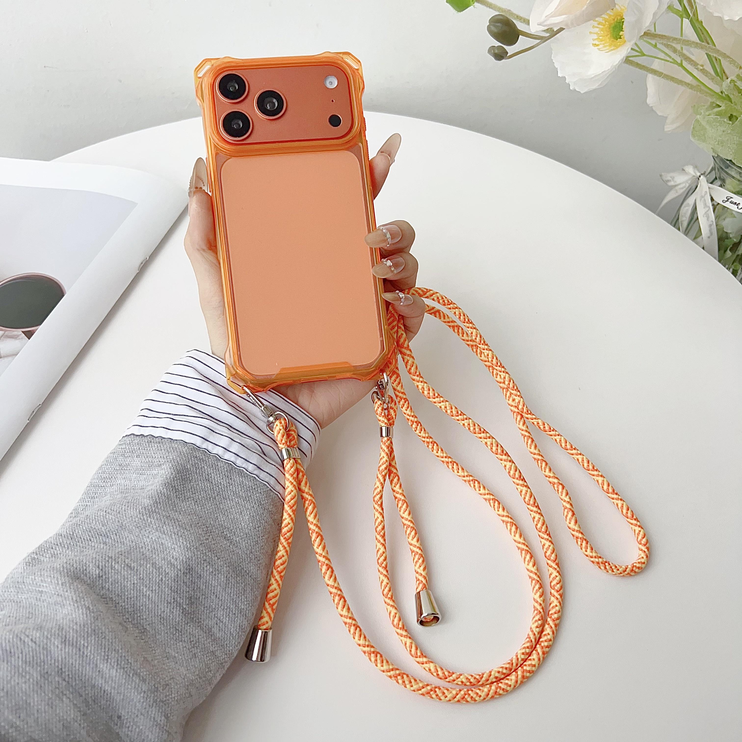 

Adjustable Lanyard Phone Case Suitable For iPhone 17 Pro Max Strap 16 14 11 12 13 15 Pro Max Plus Neck Strap Long Lanyard Case iPhone 15 Pro Max
