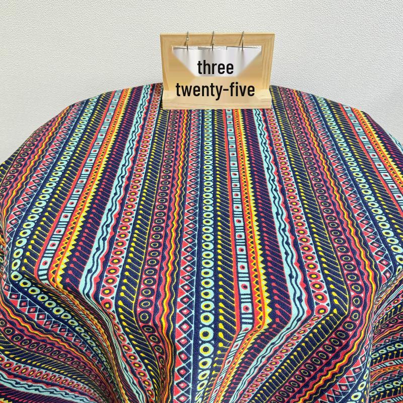 Ekologická šifrovaná bavlněná polyesterová květinová plátnová tkanina na polštáře, podložky pro domácí mazlíčky a venkovní stany