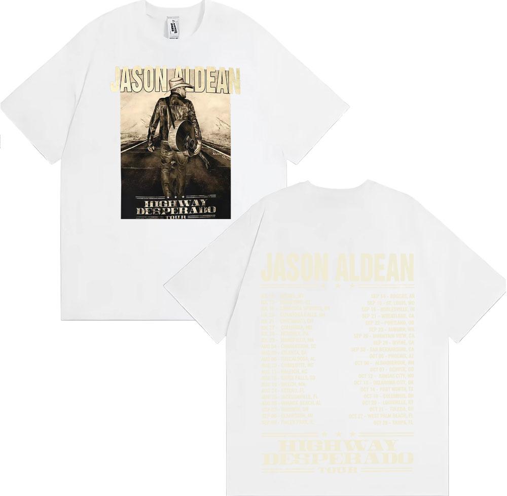 90s Vintage Try That in A Small Town T Shirt Jason Aldean Country Music T-shirt Men's Harajuku Hip Hop Punk 100% Cotton T-shirts