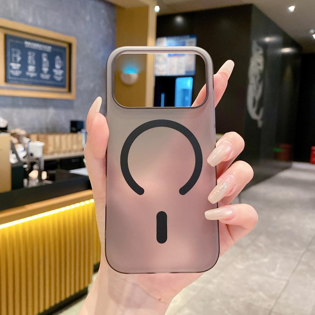 Transparent Bumper For Magsafe Magnetic Case For iPhone 17 Air 16 15 14 13 12 11 Pro Max Plus Matte Clear Hard Protective Case