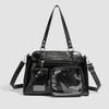 Borsa Itabag Giapponese con Display Trasparente Multitasche Borsa a Spalla Fashi Borsa Tote Borsa a Mano per Uniforme Jk Borsa a Tracolla Stile Y2k