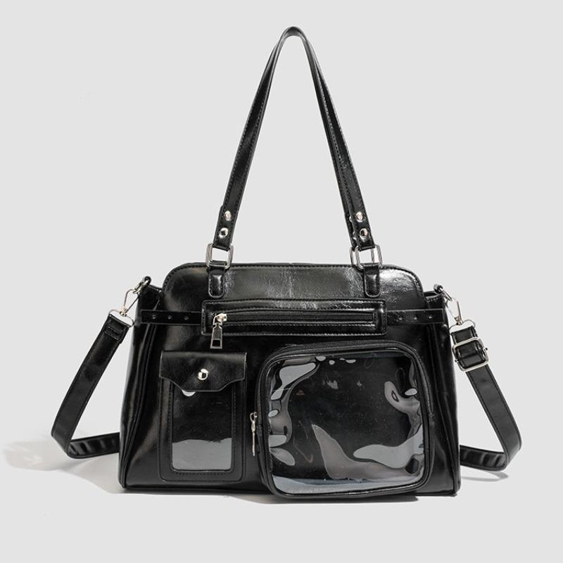 Borsa Itabag Giapponese con Display Trasparente Multitasche Borsa a Spalla Fashi Borsa Tote Borsa a Mano per Uniforme Jk Borsa a Tracolla Stile Y2k