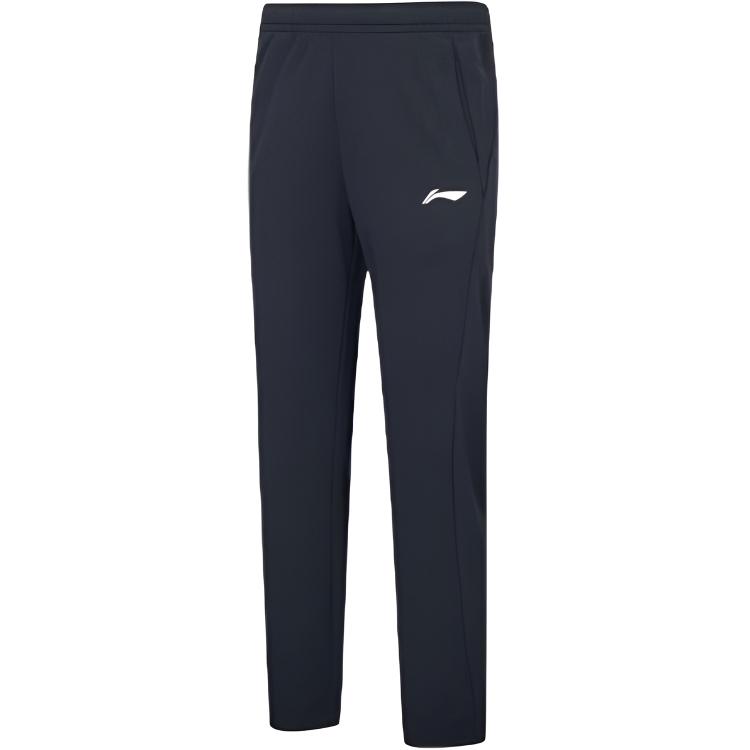 

Li Ning Серия Бадминтон Логотип Принт Быстросохнущие Повседневные Вязаные Спортивные Штаны Прямого Кроя Мужские брюки AKLUA45-1 3XL