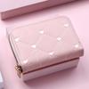 Women Wallet Women Small Card Case Ladies Sewing Love Large Capacity Coin Purse Organ Mini Card Holder Carteras Para Mujer