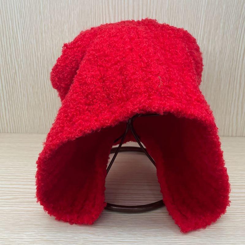 Fuzzy Women Hat Bear Casual for Elegant Graffiti Writers Turntablists Casual Winter Warm Hat for Teen Girls