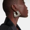 Rhinestone Geometric French Fashion Earrings - Versatile Women's Accessories