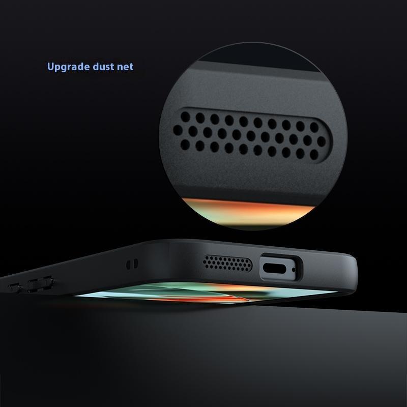 Für Google Pixel 9a Hülle Skin-Touch TPU+PC Mattes Handyhülle, Transparent Schwarz