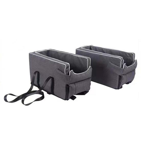 Yousheng Car Pet Nest Small Dog Car Seat Center Console Waterproof Booster Bed Safe Portable Dog Car Carrier with Adjustable Straps for Cats Dogs