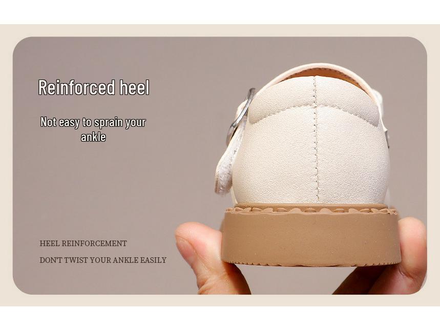 Wuma Mädchen Perlen Schleife Prinzessin Lederschuhe, Frühling/Herbst 2025