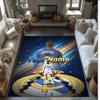 Kylian Mbappe Bedruckter Kristall-Samt-Teppich Rutschfester Kristall-Samt-Teppich für Sofa Schlafzimmer Innenbereich Wohnkultur