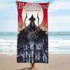 1pc C-Cradle of Filth Beach Towel Microfiber Quick Dry Symphonic Black Metal Bath Towel For Pool Beach Travel Metal Fans Gift