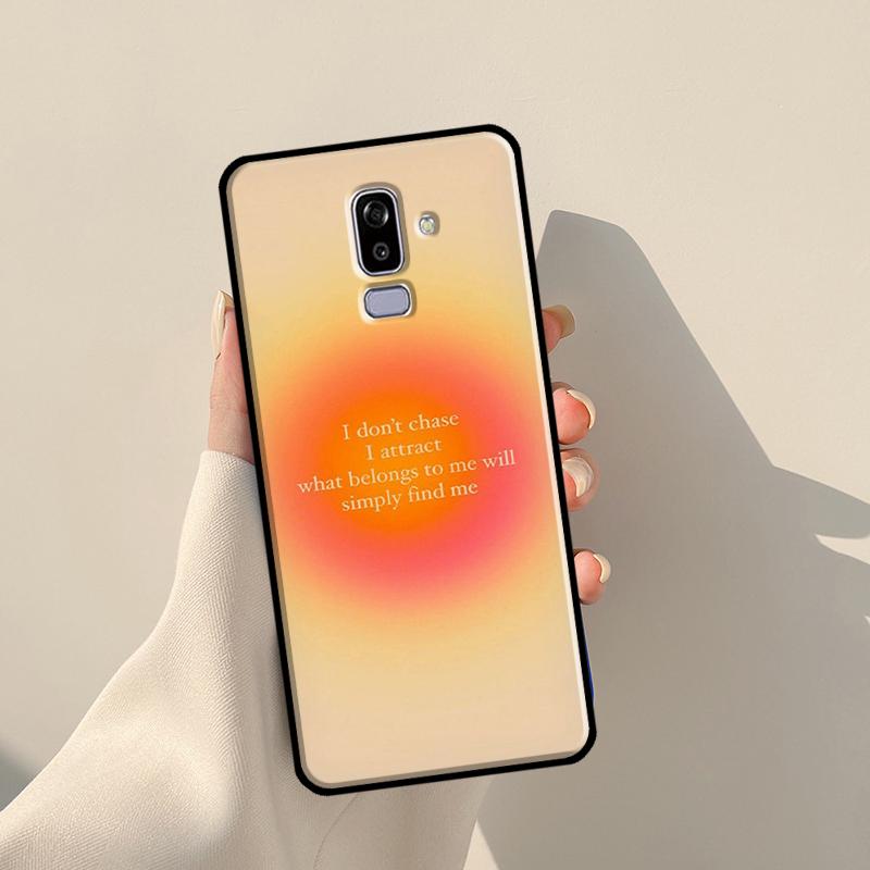 Ins Style Spiritual Angel Energy Hippie Cover For Samsung Galaxy J4 J6 Plus 2018 A6 A7 A8 A9 J8 J1 2016 A3 A5 J3 J7 J5 2017 Case