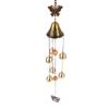 Retro Metal Wind Chime 6 Bells Vintage Butterfly for Outdoor Garden Patio Home Decor
