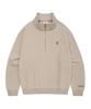 COVERNAT Small C Logo Corduroy Half Zip Beige