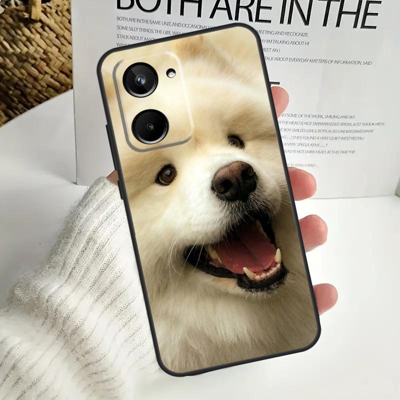 Samoyed Puppy For Realme 15 Pro 10 11 12 13 14 Pro Plus C67 C65 C63 C61 C55 C53 C51 C35 C71 C75 GT7 Case