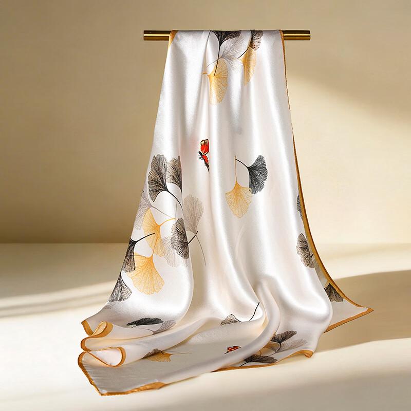 Chinese Style 12 Momme Silk Square Scarf