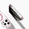 J2 Series For iPhone 16 Pro Case Compatible with MagSafe TPU+PC Clear Phone Cover Built-In Kickstand