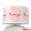 100-500pcs Round Thank You Stickers for Envelope Seal Labels Gift Packaging Decor Birthday Party Scrapbooking Stationery Sticker